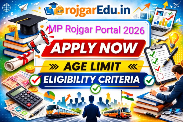 Casts Rojgar MP Rojgar Registration 2026 Online Form, Login, Eligibility @ mprojgar ...
