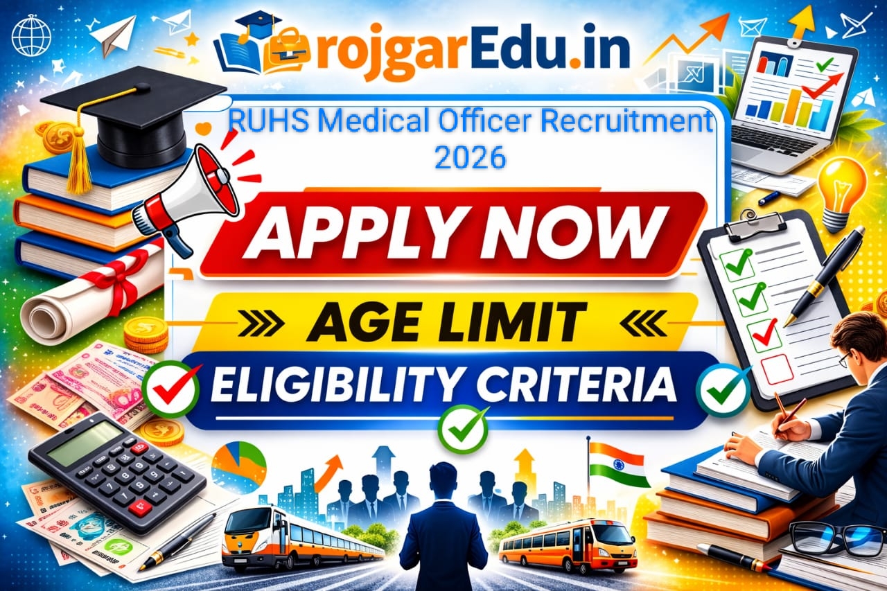 RUHS Medical Officer Recruitment 2026