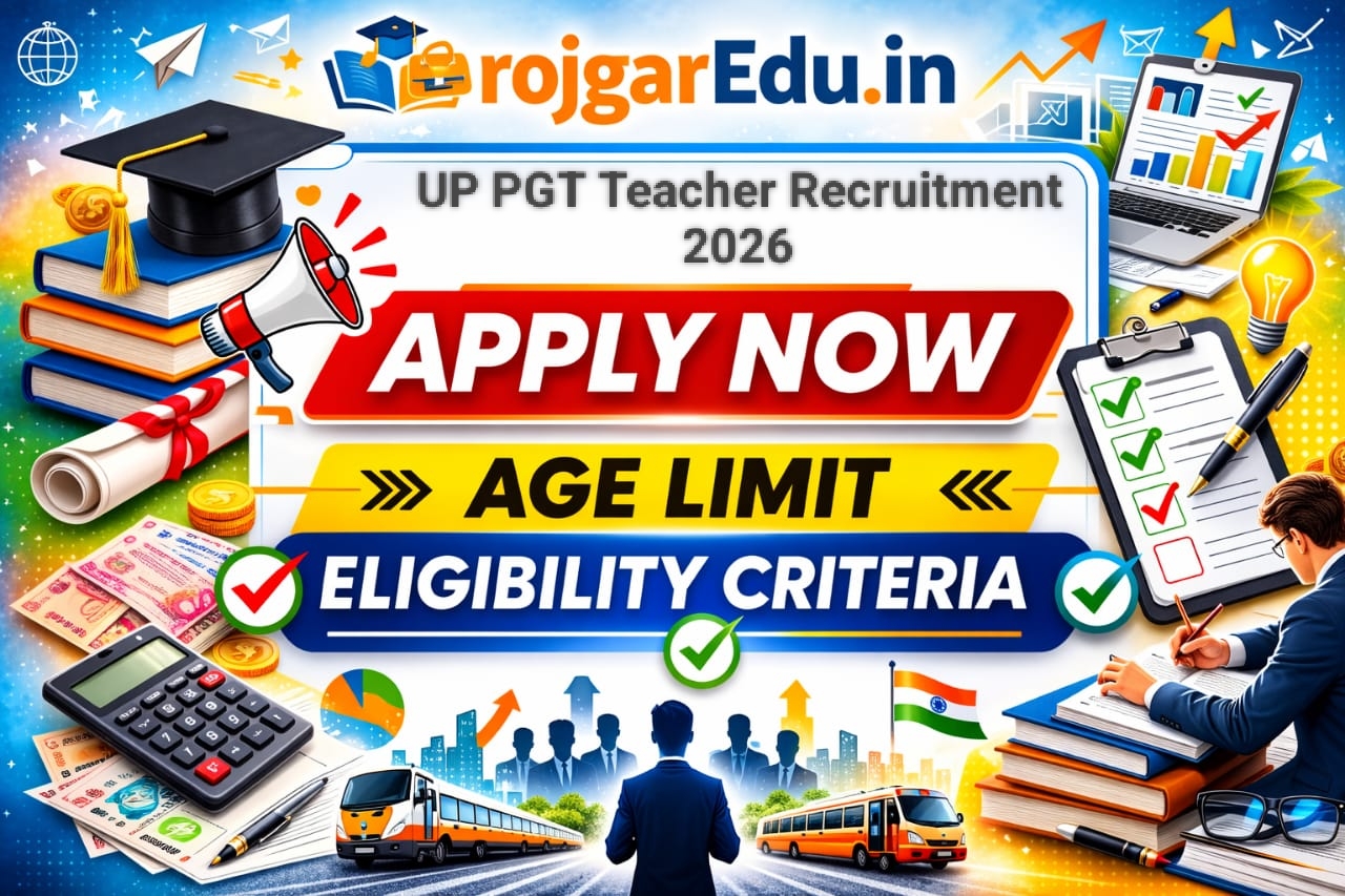 UP PGT Teacher Recruitment 2026