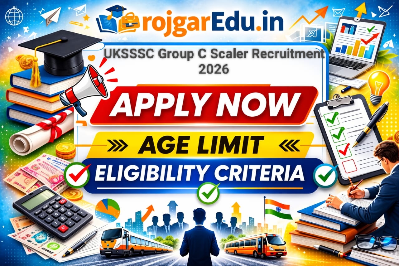 UKSSSC Group C Scaler Recruitment 2026
